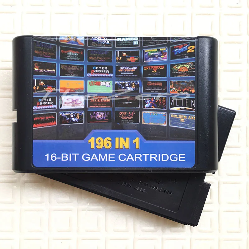 Несколько игровой картридж 196 в 1 карточная игра для 16 бит Sega игры Mega Drive|Картриджи|