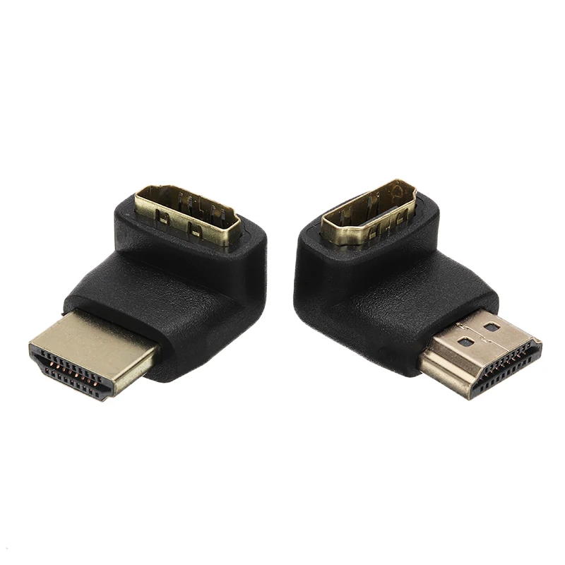 Mayitr 2 шт 90 градусов+ 270 градусов прямой угол HDMI адаптер «Папа-мама» разъем для 1080P HDTV HDMI адаптер