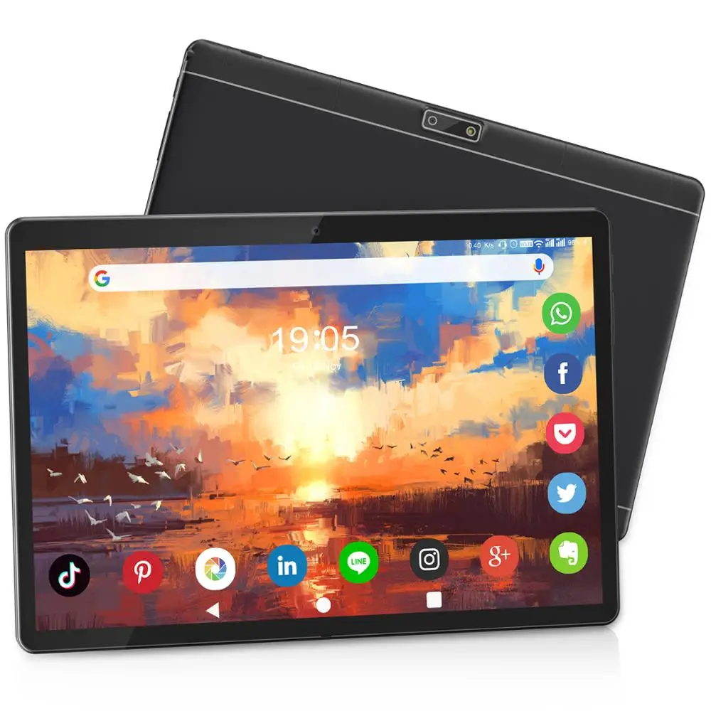 10 дюймовый планшет ZONKO Android 3G телефонные звонки планшетный ПК четырехъядерный Wi Fi