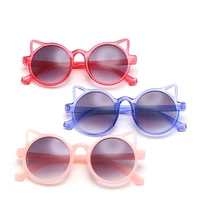 elbru fashionable cat ears childrens sunglasses childrens decorative glasses cute baby comfortable eye protection sunglasses