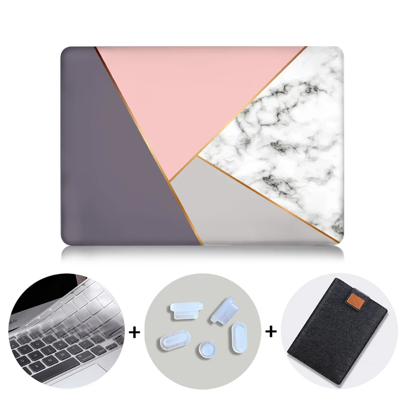 MB14 MTT жесткий чехол с мрамором для Macbook Air 11 13 Pro retina 13 15 дюймов с сенсорной панелью для ноутбука a2159 a1706 a1534 a1466 Funda - Цвет: MB14