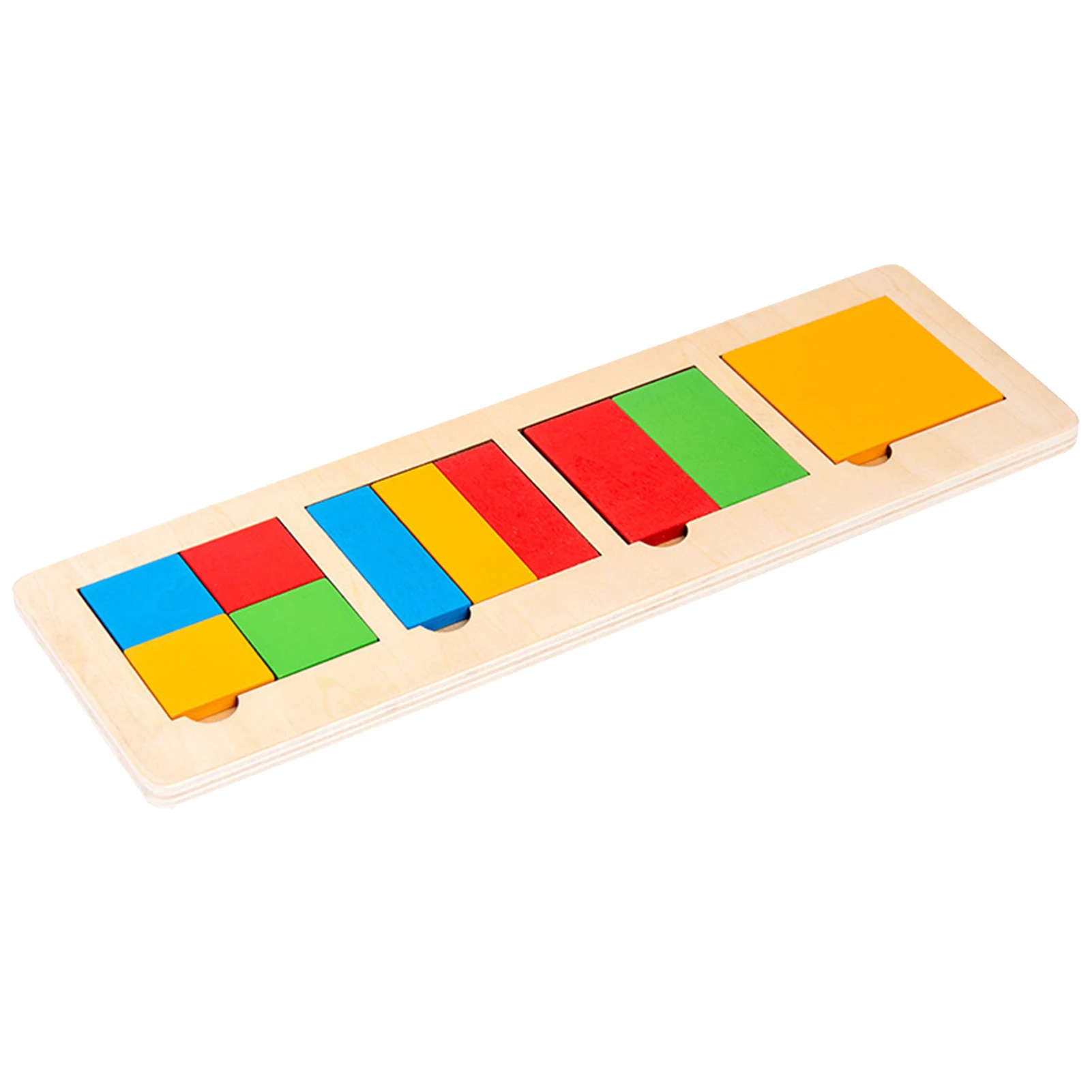 

Wooden Geometric Shapes Montessori Puzzle Sorting Math Bricks Preschool Learning Educational Game Baby Toddler Toys For Children