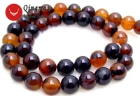 qingmos trendy 10mm round multicolor dream natural agates beads strand 15 for jewelry making beadwork diy necklace bracelet 227
