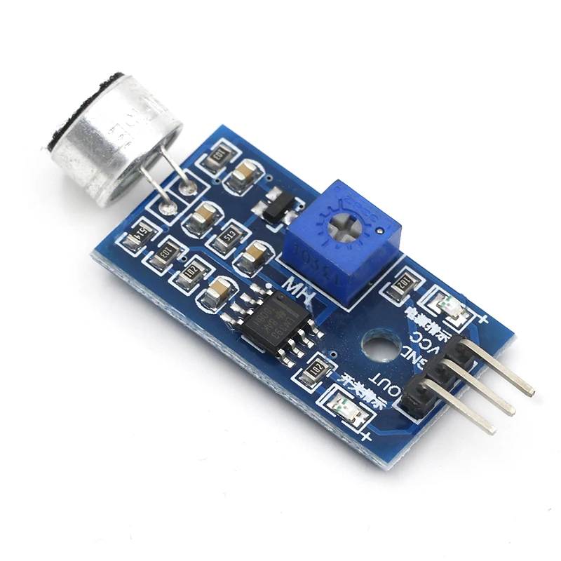 3 контактный голосовой модуль датчика обнаружения звука Интеллектуальный робот
