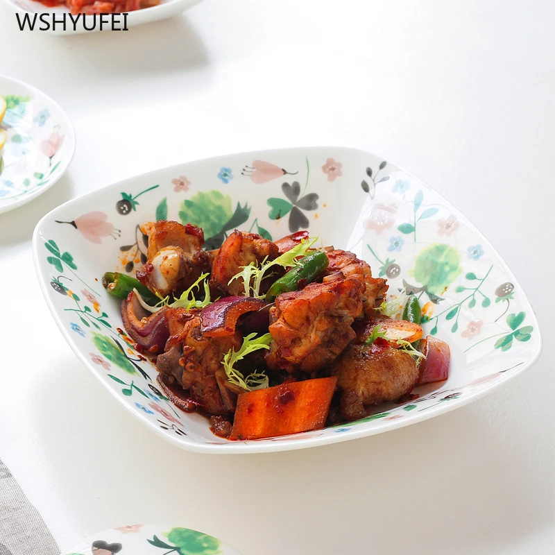 Бытовая ультраглубокая тарелка для супа креативная индивидуальная кухонная