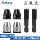 Патрон для дрели XCAN M8x0.75, универсальный БЕСКЛЮЧЕВОЙ патрон для дрели Dremel, диаметр 17 мм