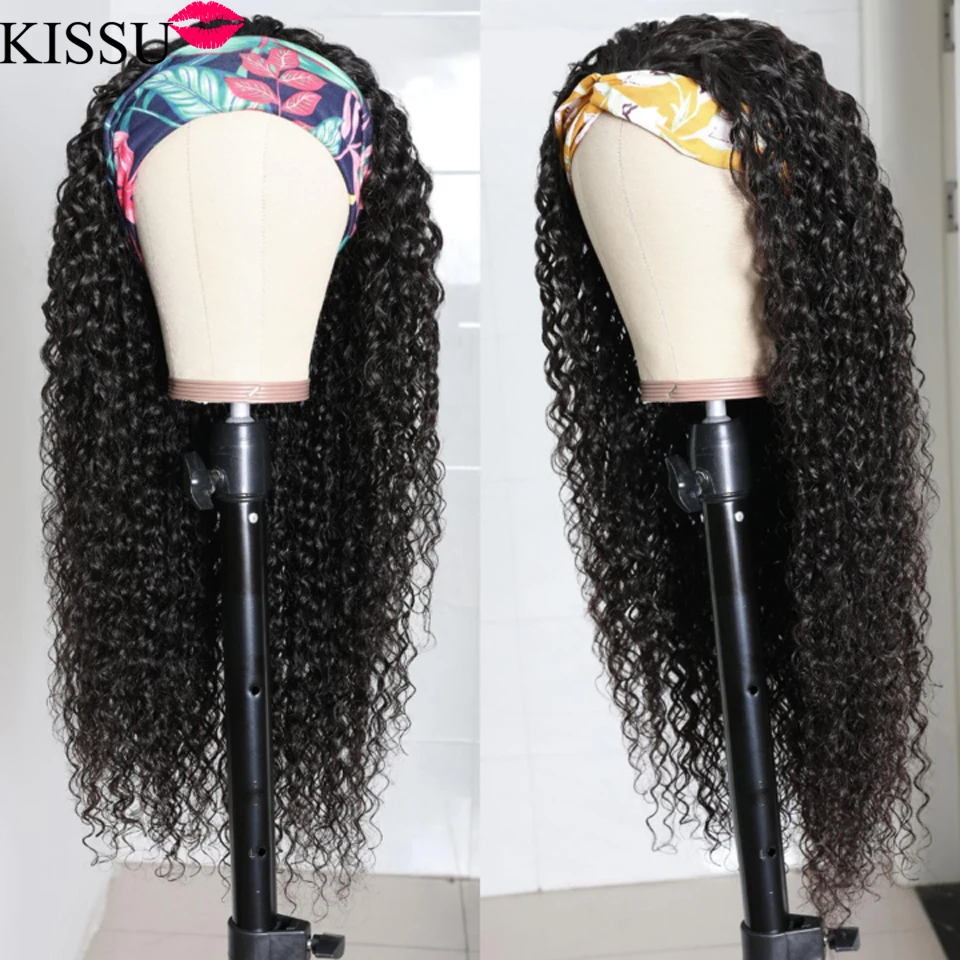 Kinky Curly Headband Wig Human Hair Glueless Brazilian Wig For Black Women Curly Human Hair Wigs Natural Color Beginner Friendly 3 Kinky Curly Headband Wig Human Hair Glueless Brazilian Wig For Black Women Curly Human Hair Wigs Natural Color Beginner Friendly