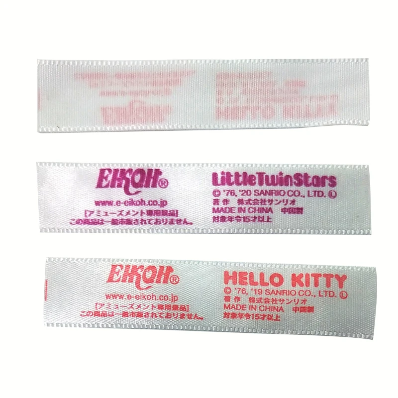 Ширина 1 5 см оптовая продажа ярлыки с логотипом одежды ярлык цветным атласная