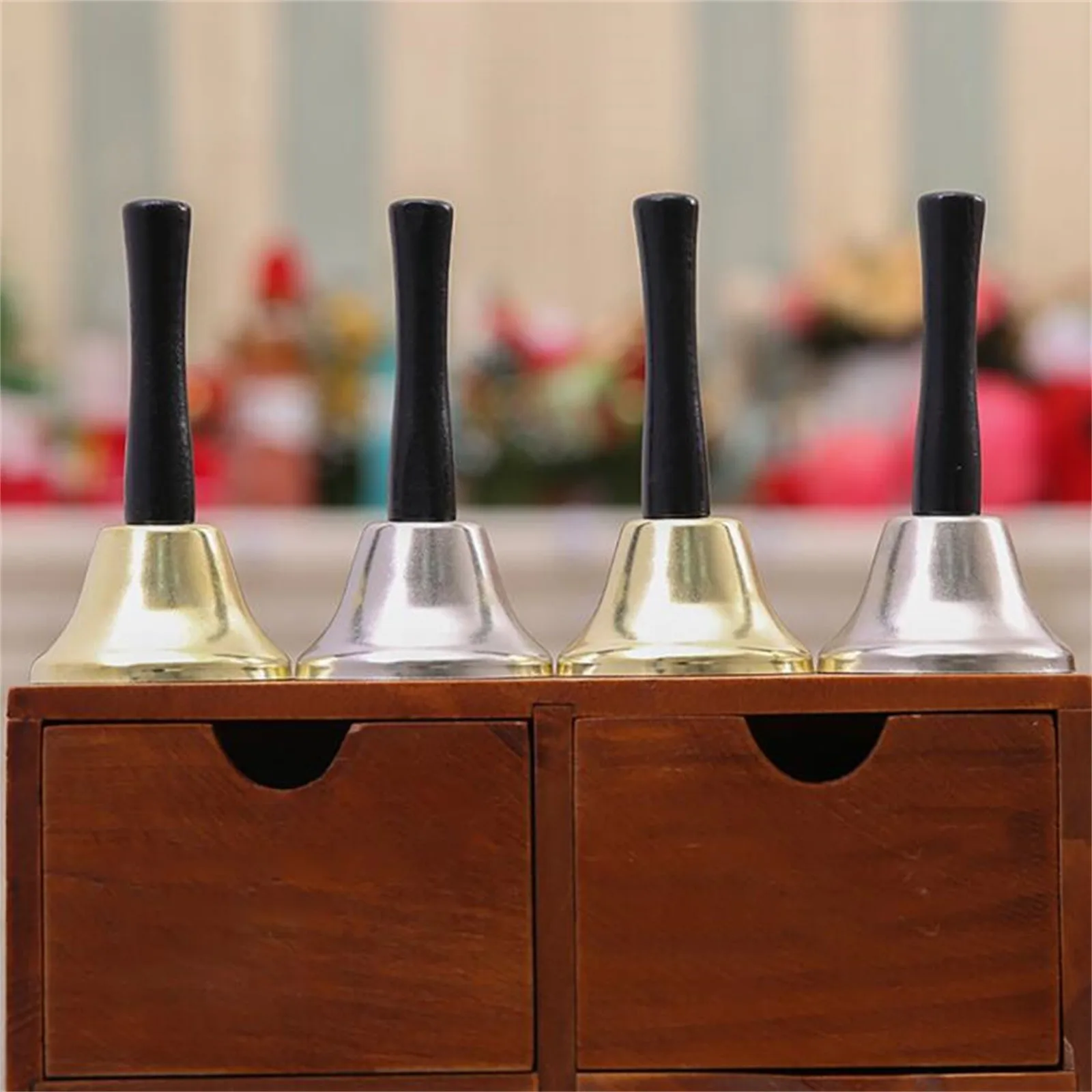 

Fidget Toys Santa Claus Handbells Wedding Handbells Tea Bells Christmas Tree Decoration brinquedos Hot 2021