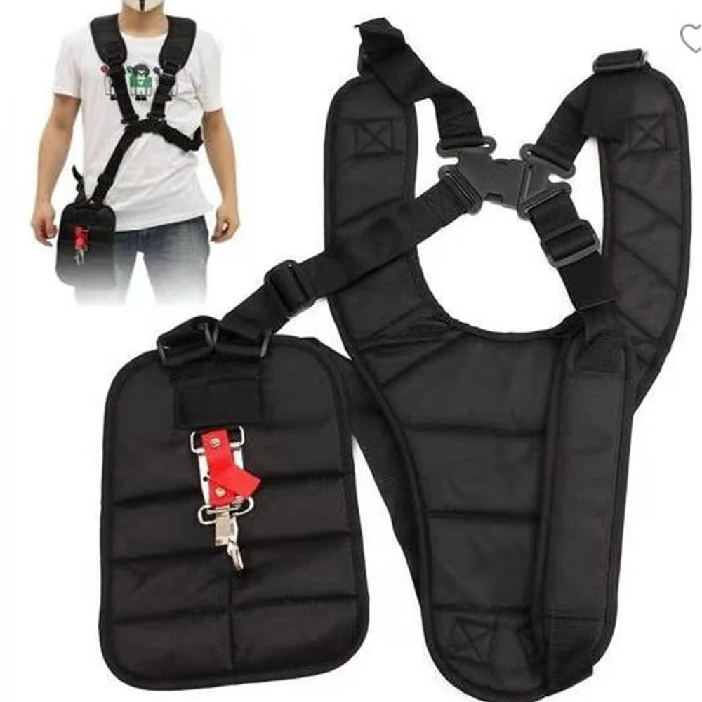

Adjustable Padded Shoulder Strimmer Double Breasted Shoulder Harness Strap For Brush Cutter Mower Trimmer Padded Belt