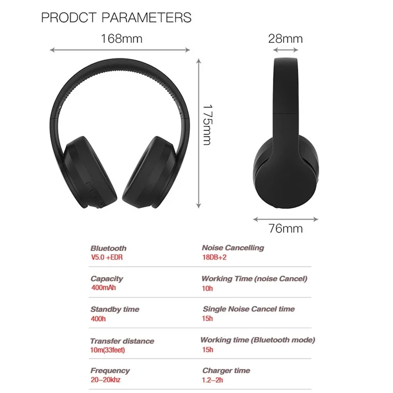 

New Product A1 Anc Active Spatial Printing Wireless Bluetooth Headset Smart Sound Isolation Heavy Bas Sport Gaming Headset