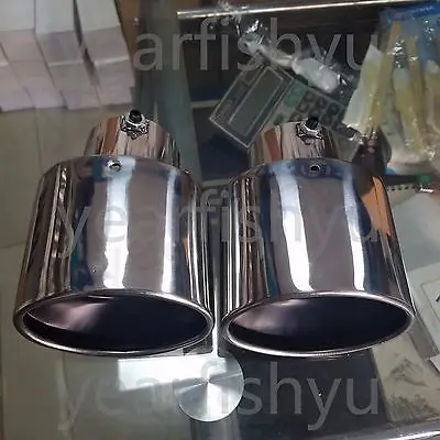 New 2pcs Chrome Exhaust Muffler Tip Pipes For 2012-2017 Honda CRV CR-V 2013 2014 2015 2016 | Автомобили и мотоциклы