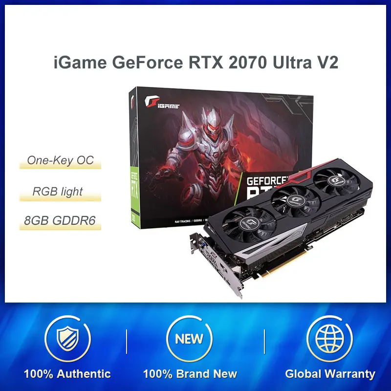 Видеокарта GeForce RTX 2070 1620 МГц GDDR6 8 Гб памяти | Компьютеры и офис