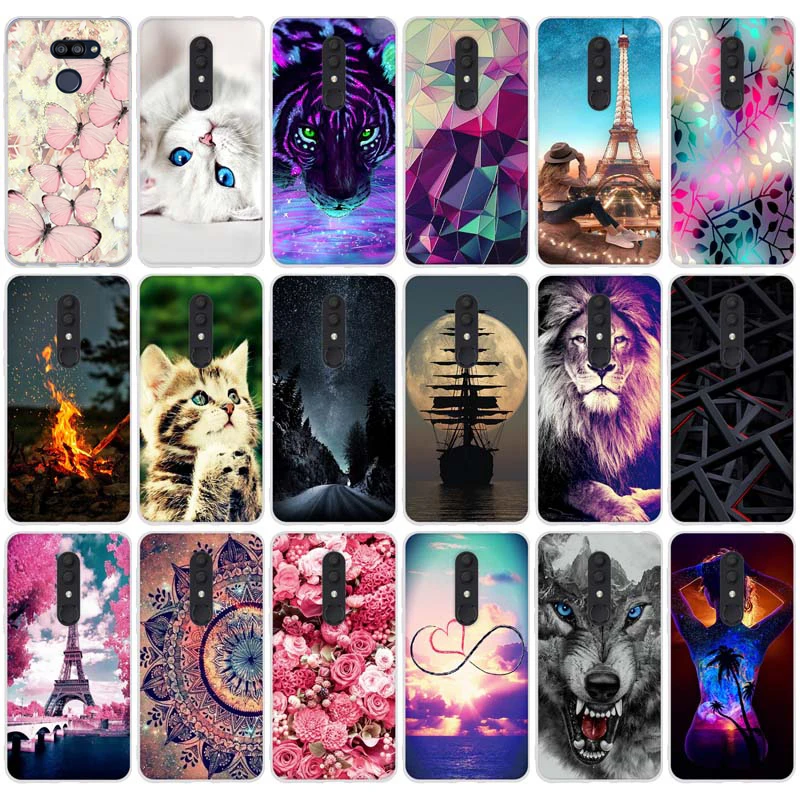 

Soft TPU Silicone Case Cover For Alcatel 3 2019 Case 5053Y 5053D 5053K 5053A Cover Cartoon Phone Coque For Alcatel3 2019 Case