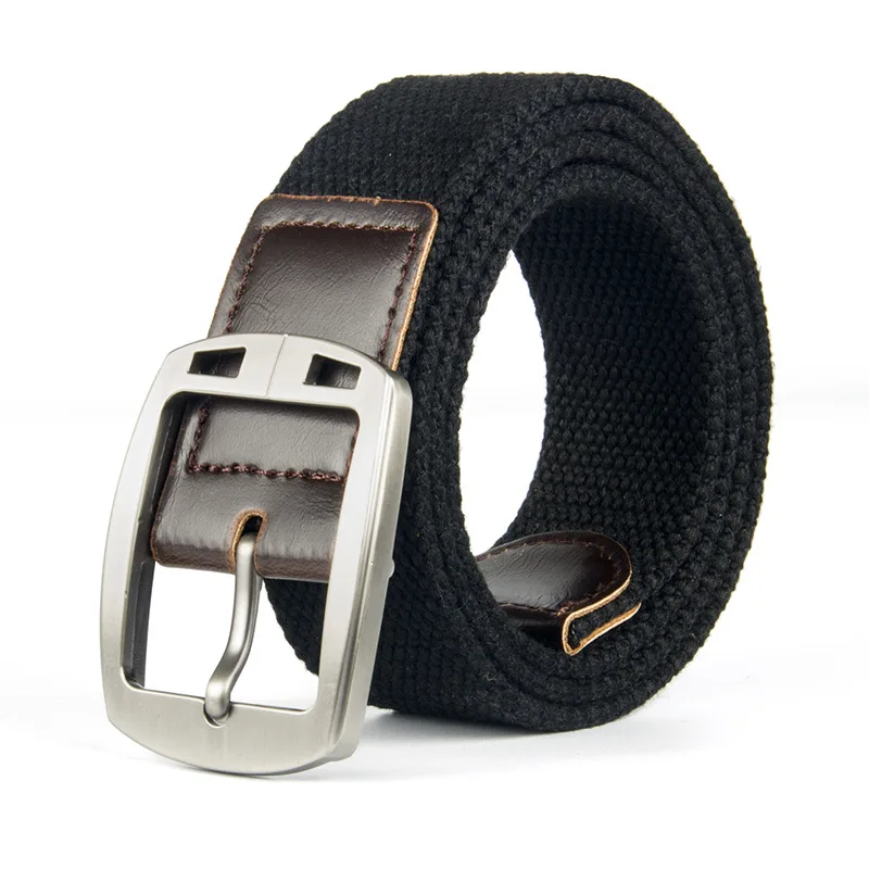 

Men's belts canvas belts men's and women's casual pants with buckle belts