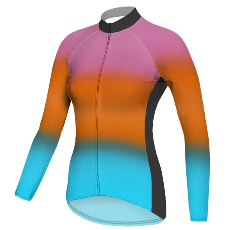 Профессиональная велосипедная Джерси с длинным рукавом одежда сухая дышащая MTB