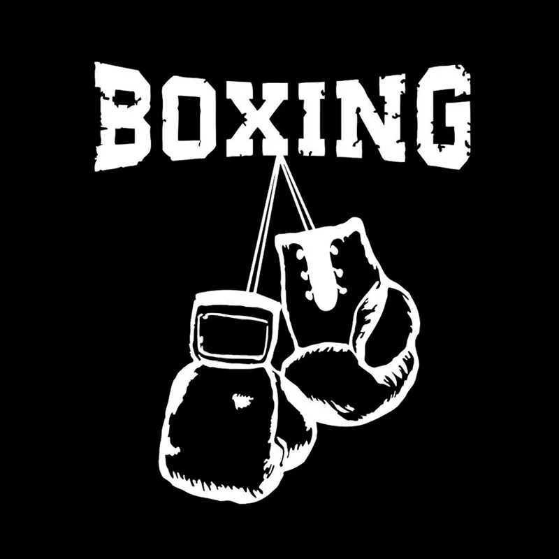 

Интересная наклейка на автомобиль, ПВХ, крутая, фитнес-бойка, бокс, графический мотоцикл, анти-УФ-кузов автомобиля, 12 см х 14 см