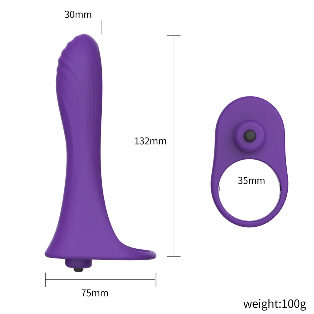 Double Penetration Vibrator 10 Speed Penis Strapon Dildo Strap On Anal Plug for Man Adult Sex Toys Beginner | Красота и здоровье