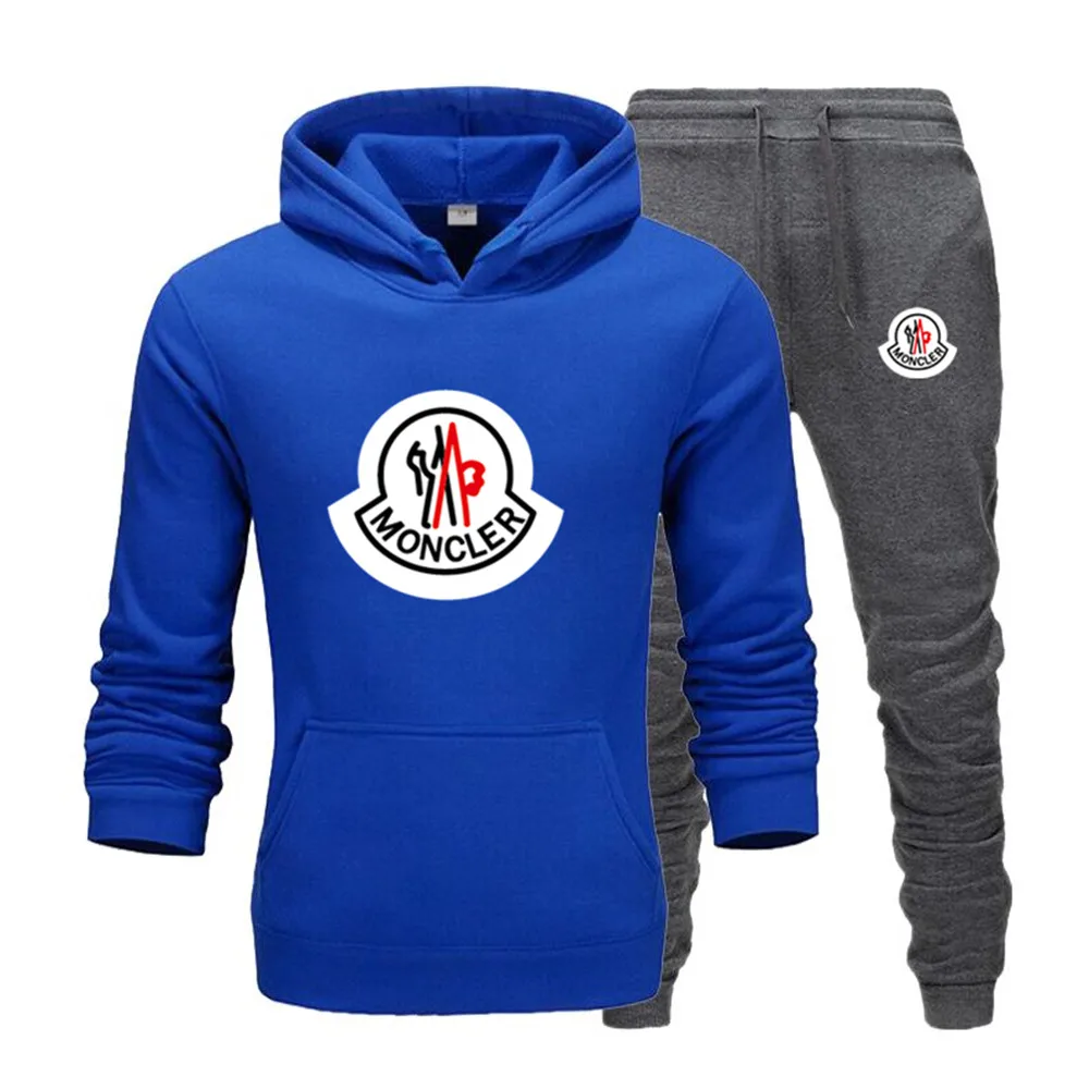 Новинка 2019 спортивные костюмы мужские толстовки с капюшоном + штаны спортивный
