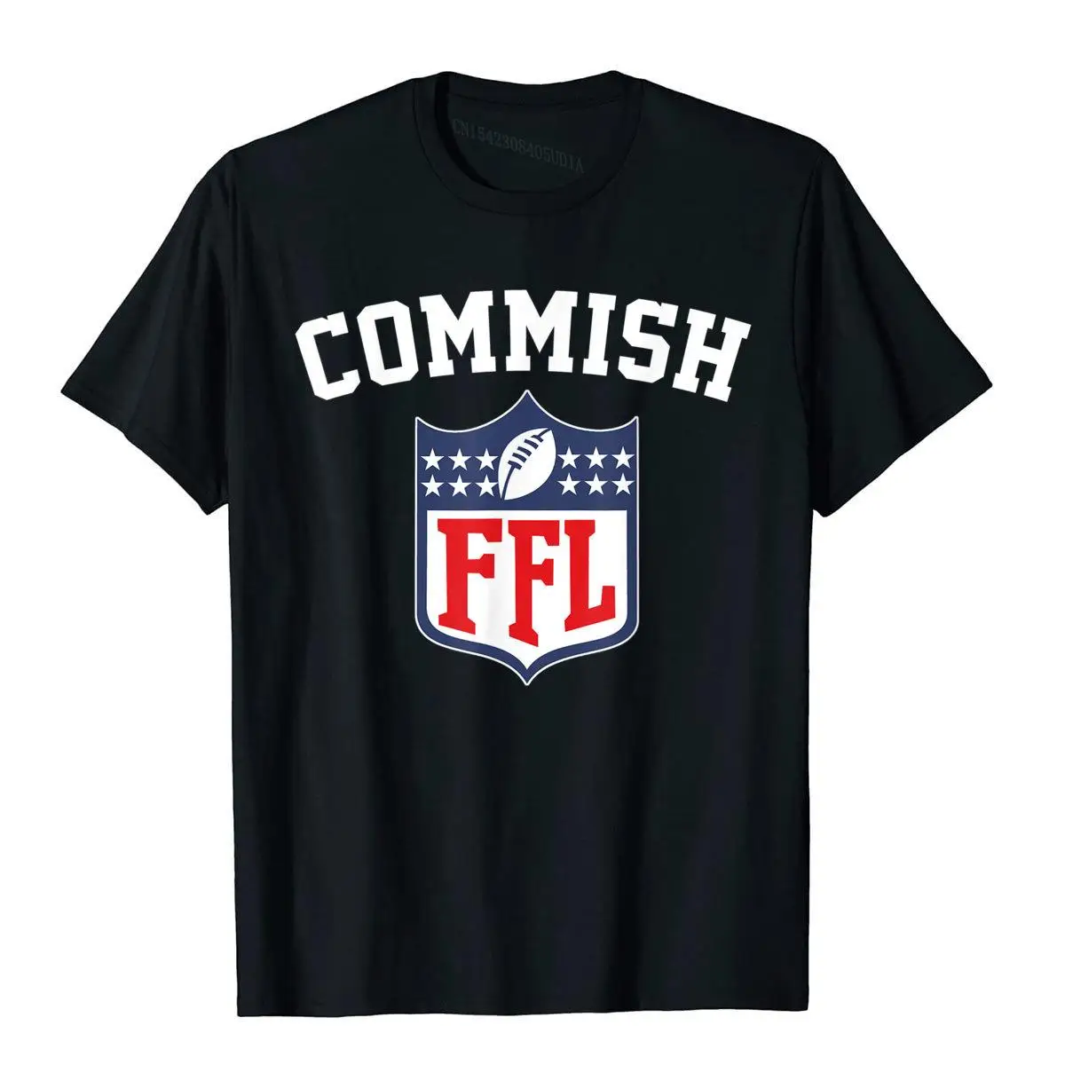 

The Commish Funny Fantasy Football League FFL Commish T-Shirt Summer Cotton Mens Tops & Tees Birthday Prevailing T Shirt