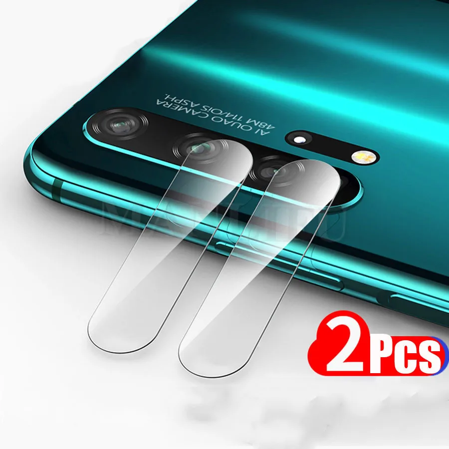MANLIFU 2Pcs/Lot Back Camera Lens Clear Tempered Glass Protector for Honor 20 YAL-AL10 Honor 20 Pro 10i V20 Glass on Honor 20S
