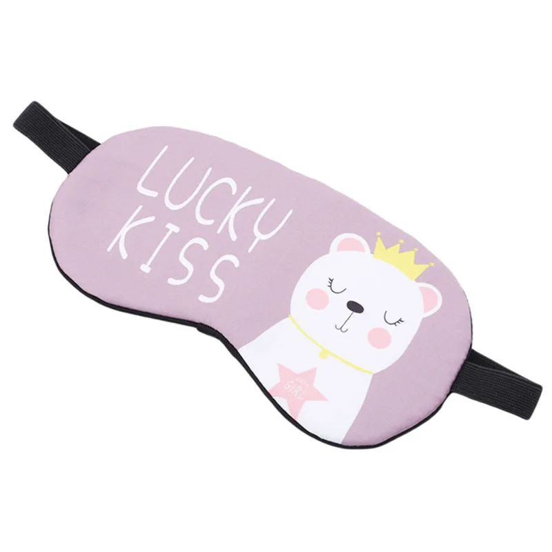 Маска для сна с милыми мультяшными животными новинка модные массажные