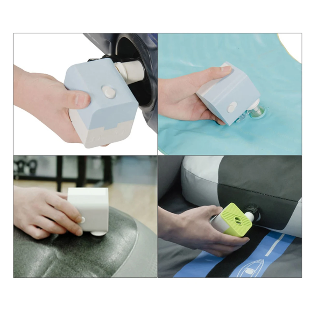 Воздушный насос для кемпинга на открытом воздухе с дефляцией портативный