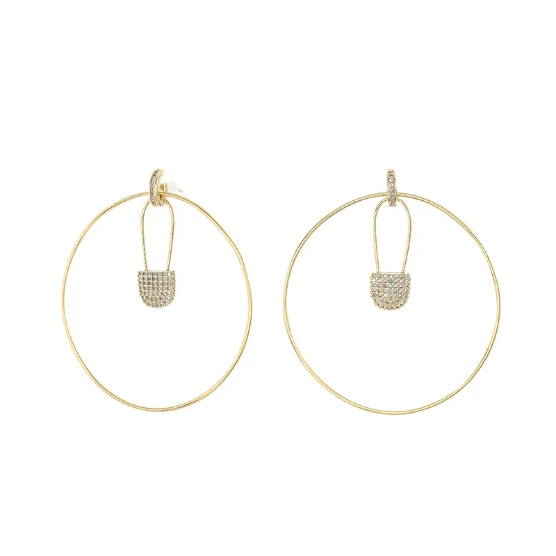 Женские серьги-капельки большого размера крупные серьги с круглым штифтом 2021 |