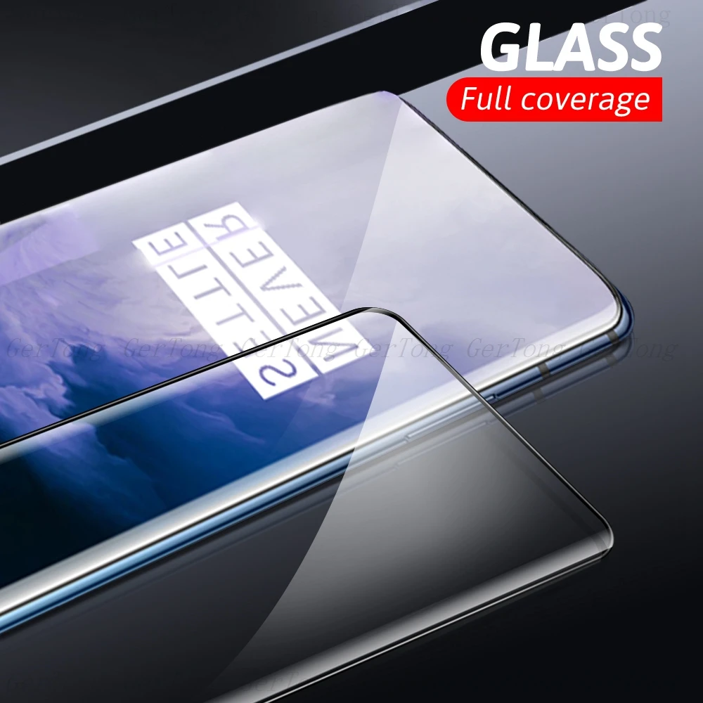 3D изогнутое Защитное стекло для Oneplus 7T Pro закаленное защитная пленка экрана 7