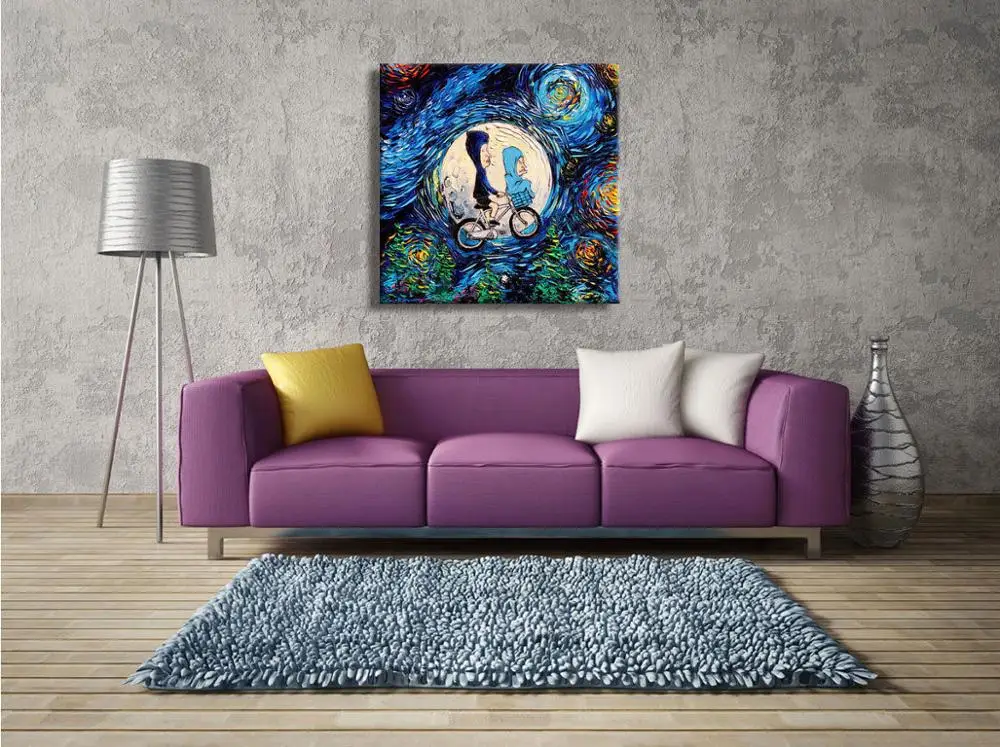 Ручная роспись палитра нож искусство картина масляная живопись БИВИС и пуговицы