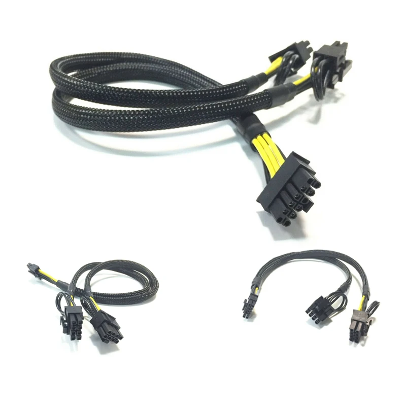 

Motherboard 12pin to Dual 8pin(6+2) GPU card power supply cable for DELL R7525