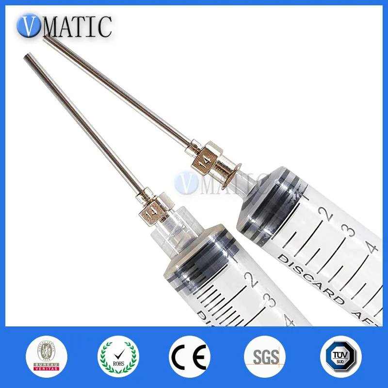 Бесплатная доставка 12 шт. 1 дюйм Длина наконечника 14 г тупые иглы для дозирования