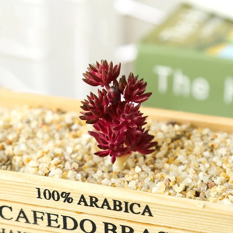colorful Artificial Succulents Plants Wedding Home Garden Decorations art fake fat plant Flower Arrangement Accessories Bonsai | Дом и сад