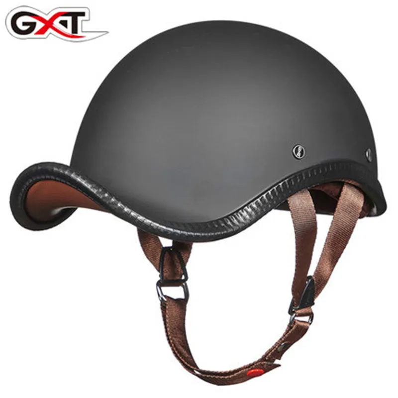 

GXT Retro Vintage Motorcycle Helmet Summer Breathable Moto Helmet Open Face Scooter Biker Motorbike Racing Riding Helmet New