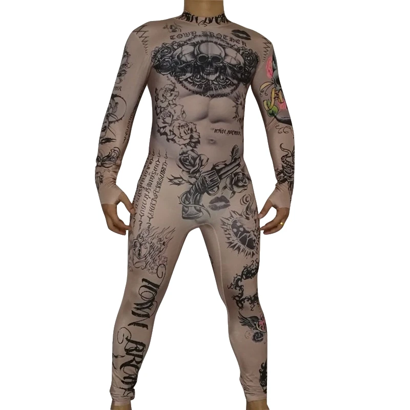 Мужской облегающий костюм DS для выступлений на сцене в баре ночных клубов и