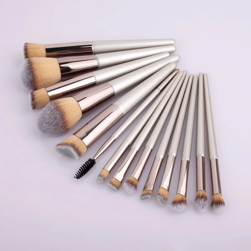 

YXN 10/14pcs Super Soft Desiger Makeup Brushes Foundation Powder Blush Eyeshadow Blending Cosmetic Set Tools Brochas Maquillaje