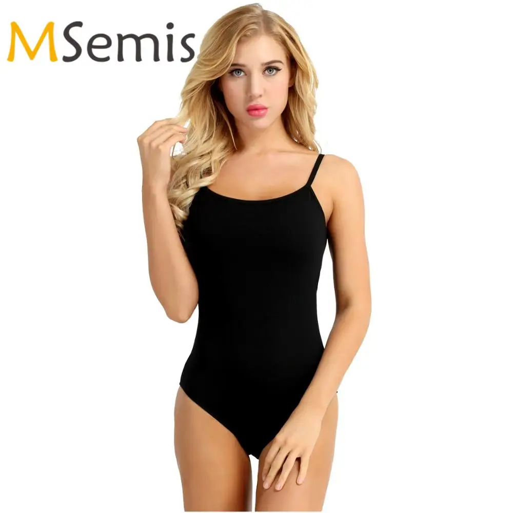 Женский балетный купальник купальный костюм на тонких бретельках бюстгальтер со