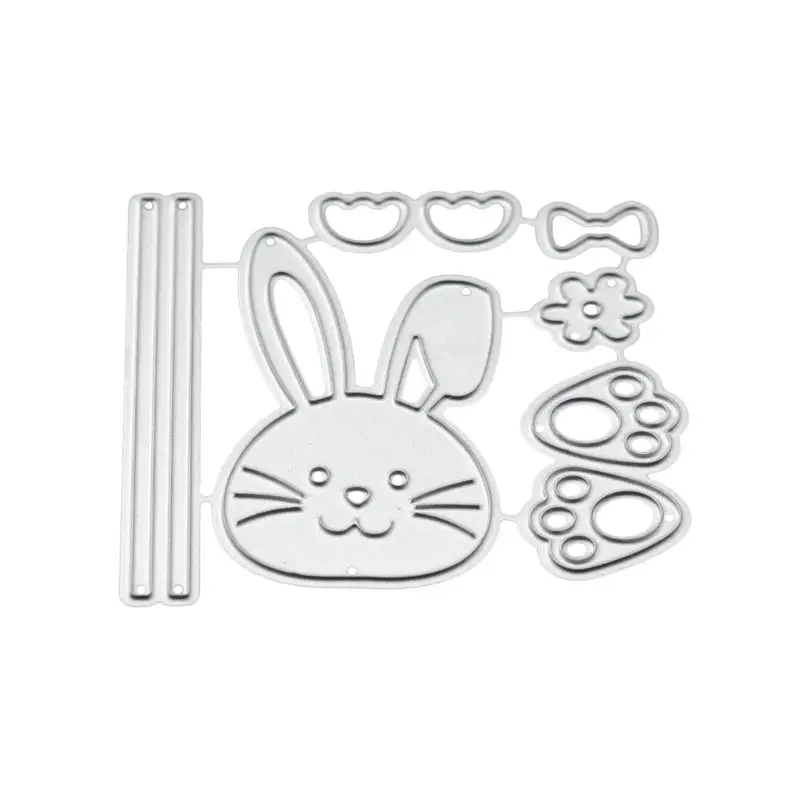 Bow Rabbit Metal Cutting Dies Stencil Scrapbooking DIY Album Stamp Paper Emboss | Дом и сад