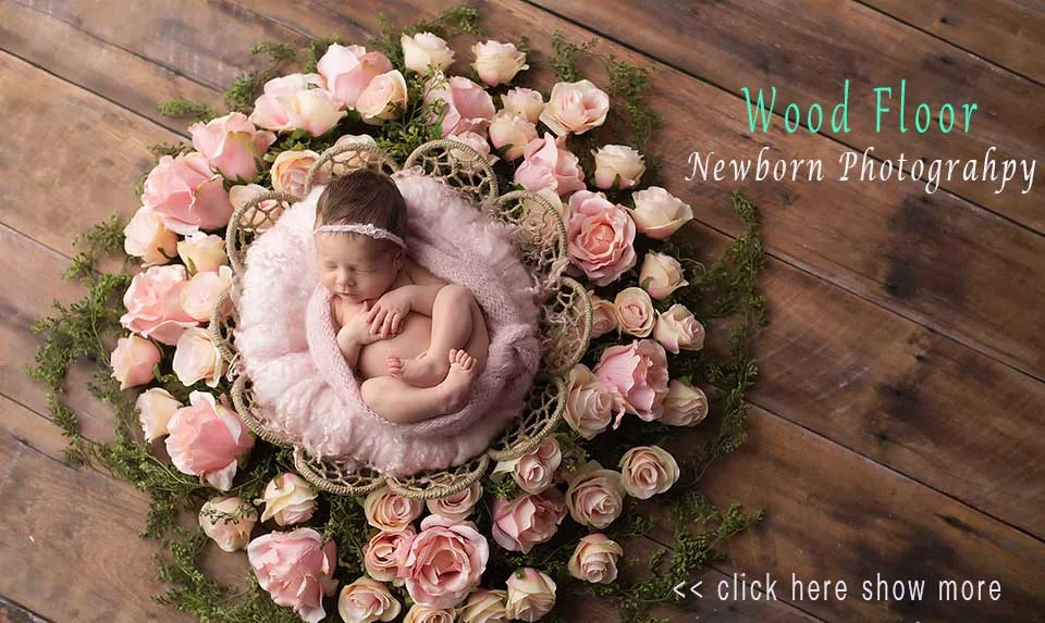 DAWNKNOW Виниловый фон из полиэстера с белым полом для детской фотосъемки с цветами для студийной фотосъемки новорожденных lv200