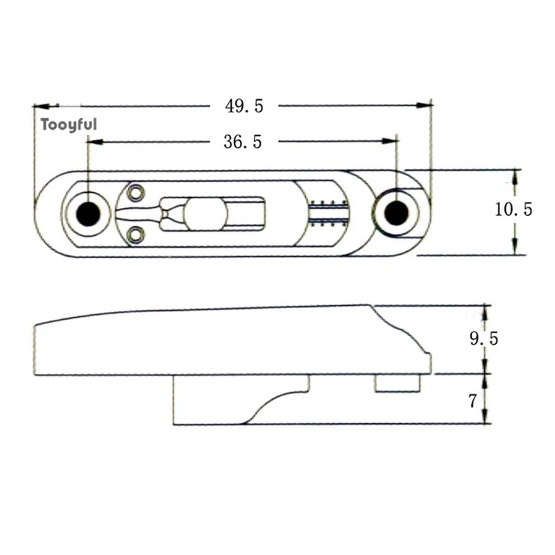 6 шт. один Индивидуальный мост Седла Хвостовик с винтами гаечный ключ набор для