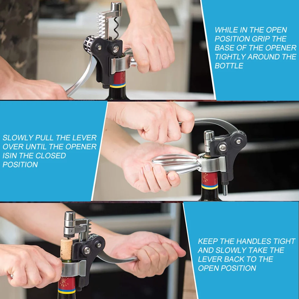 

1 Set Manual Bottle Opener Set Lever Opener Kit Useful Bottle Opener