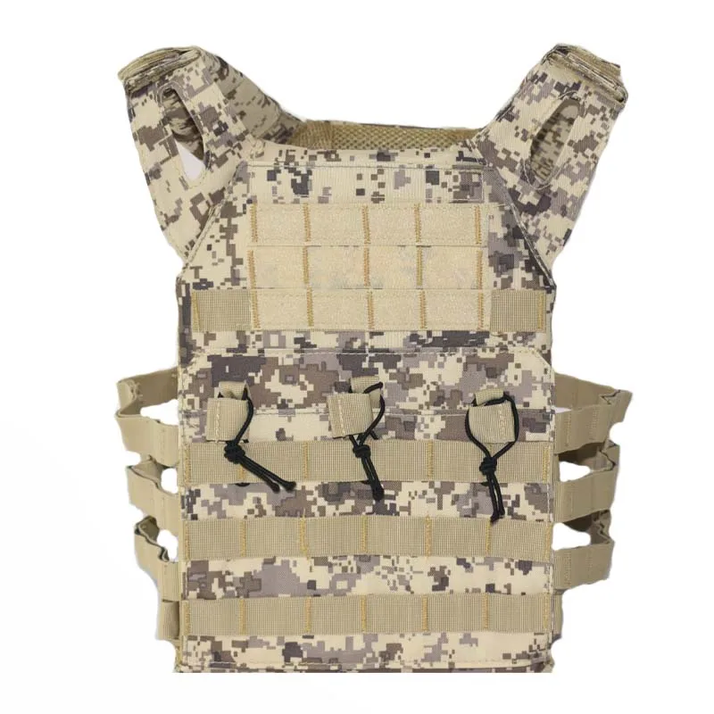 Desert Digital Тактический JPC жилет страйкбол Пейнтбол Molle жилет военная армейская защитная пластина Перевозчик Мультикам боевой жилет бронежилет - Цвет: Desert Digital