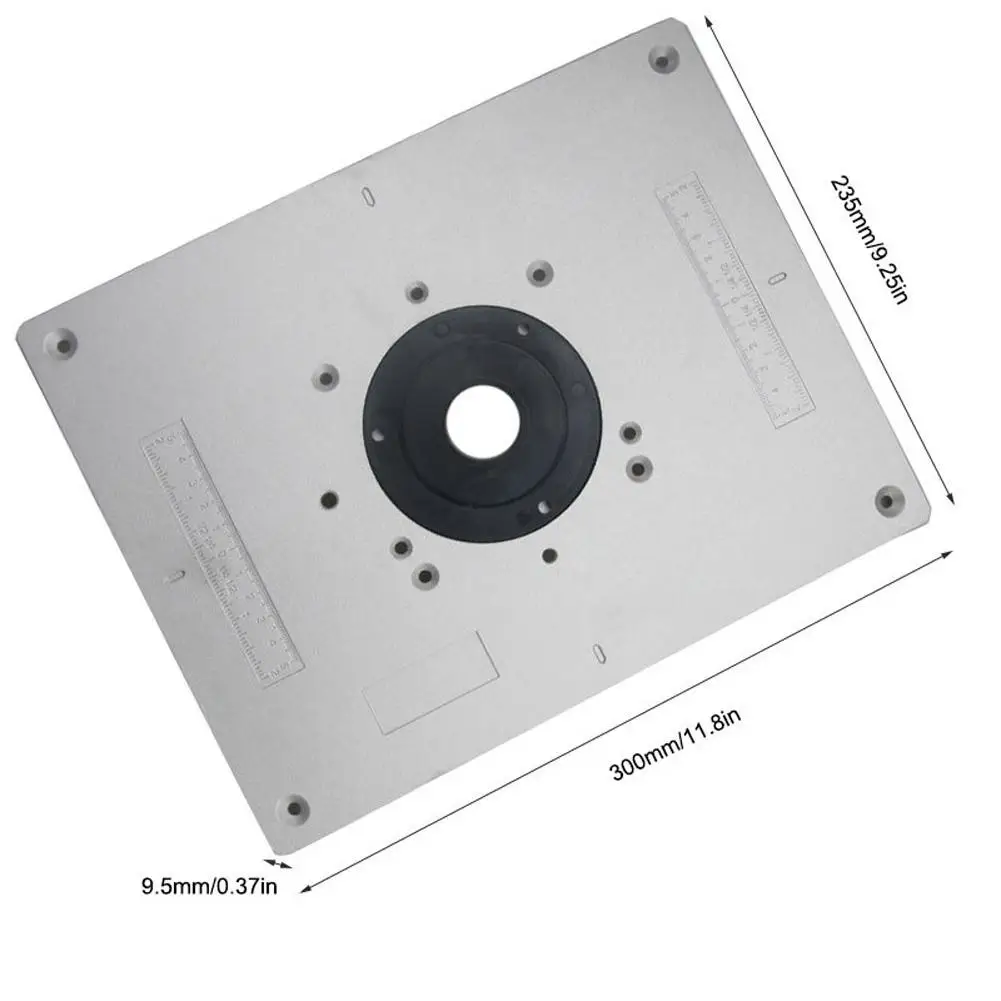 Вставная пластина из алюминиевого сплава с кольцами и винтами для