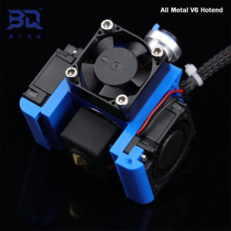 

Высококачественный полностью металлический V6 J-head Hotend с охлаждающим вентилятором, комплект для экструдера Bowden для V6 volcano Hotend ender 3 V2, детали д...