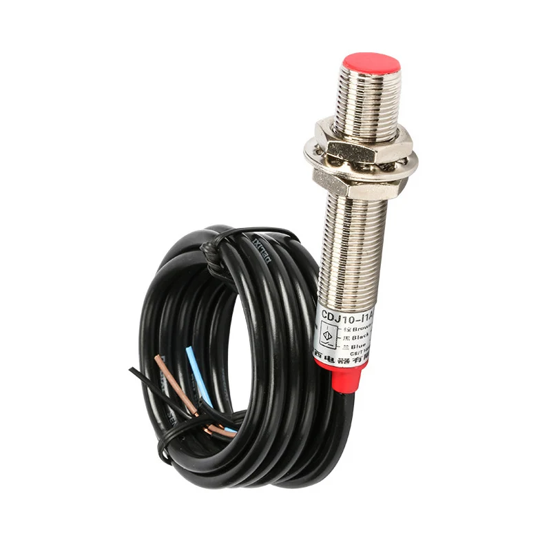 

Proximity switch sensor three-wire NPN type normally open 24v 12v limit switch distance sensing metal