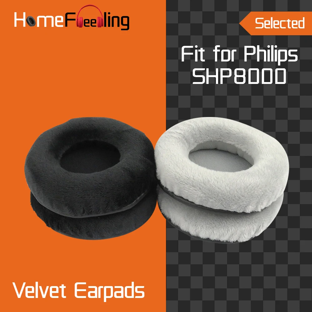 

Homefeeling Earpads for Philips SHP8000 Headphones Earpad Cushions Covers Velvet Ear Pad Replacement