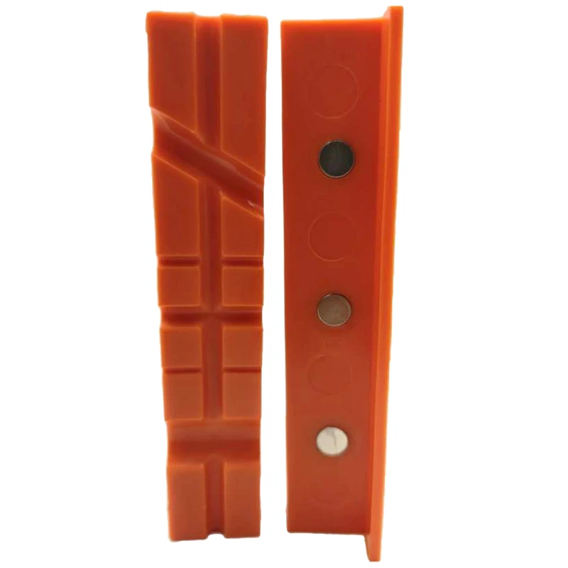 HTHL 6 дюймов Магнитная скамья тиски подкладка под челюсть мульти паз держатель