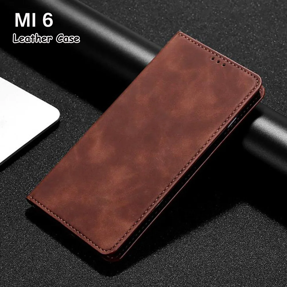 Чехол книжка для Xiaomi Mi6 кожаный Оригинальный чехол 5 15 дюйма Mi 6 роскошный защитный