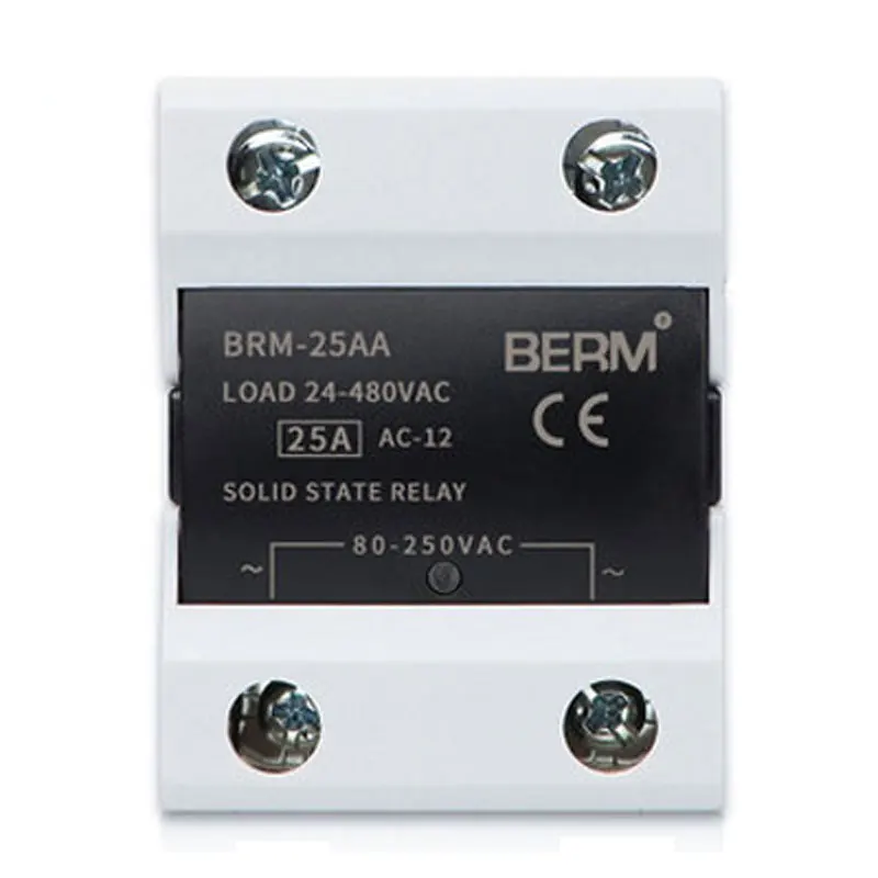 Твердотельное реле SSR-10DD 25DD 40DD 60DD 80DD 3-32V DC TO 12-220V SSR Однофазное управление