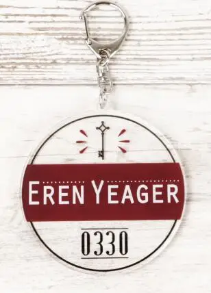 

Anime Attack on Titan Eren Jger Mikasa Ackerman Bags Pendant Keychain Acrylic Keyring Fashion Decor Accessories Birthday Gifts